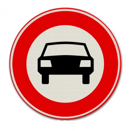Verkeersbord C06 – Gesloten voor voertuigen
