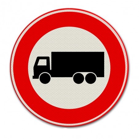 Verkeersbord C07 – Gesloten voor vrachtauto’s