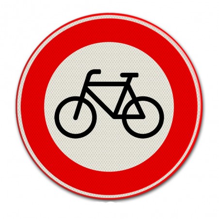 Verkeersbord C14 Gesloten voor fietsen