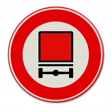 Verkeersbord C22 Gesloten voor voertuigen met bepaalde gevaarlijke stoffen