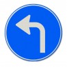 Verkeersbord D05-L – Gebod tot volgen van rijrichting links Verkeersbord D05-L – Gebod tot volgen van rijrichting links