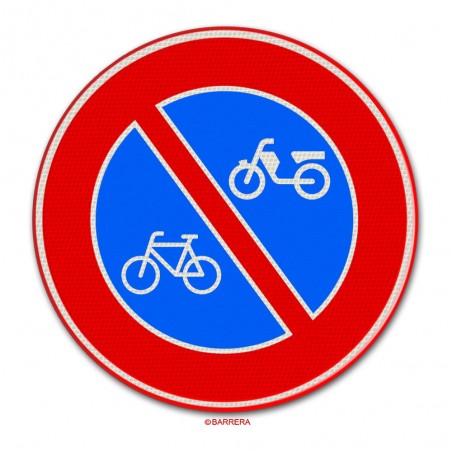 Verkeersbord E03 – Parkeerverbod fietsen en bromfietsen