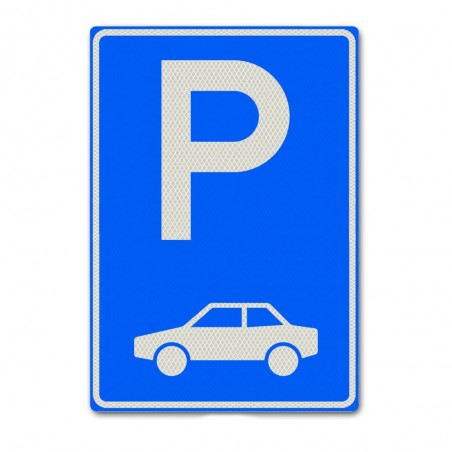 Verkeersbord E08 Parkeergelegenheid auto’s