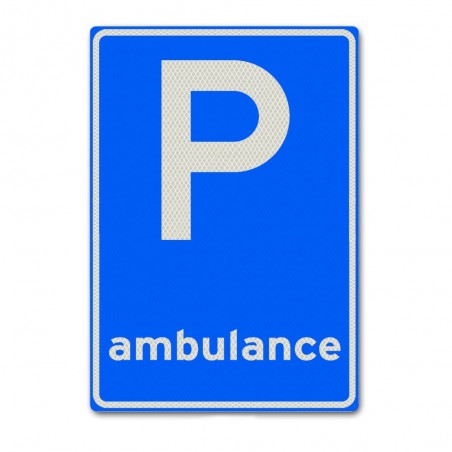Verkeersbord E08k – Parkeergelegenheid ambulance