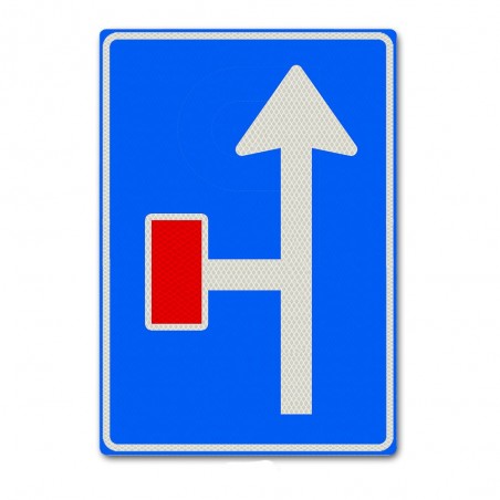 Verkeersbord L09-02l – Doodlopende weg links